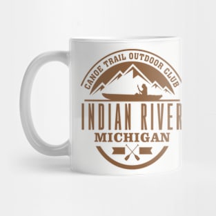 Canoe Indian River michigan Mug